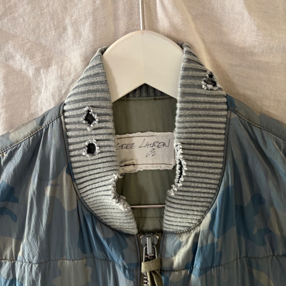 GREG LAUREN QUILTED CAMOUFLAGE VEST - Picture 2 of 9